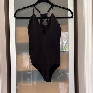 Free people bodysuit in black
